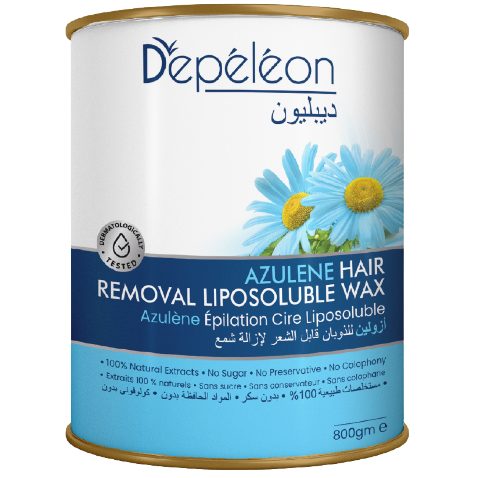 Hair Removal Liposoluble Wax - Azulene