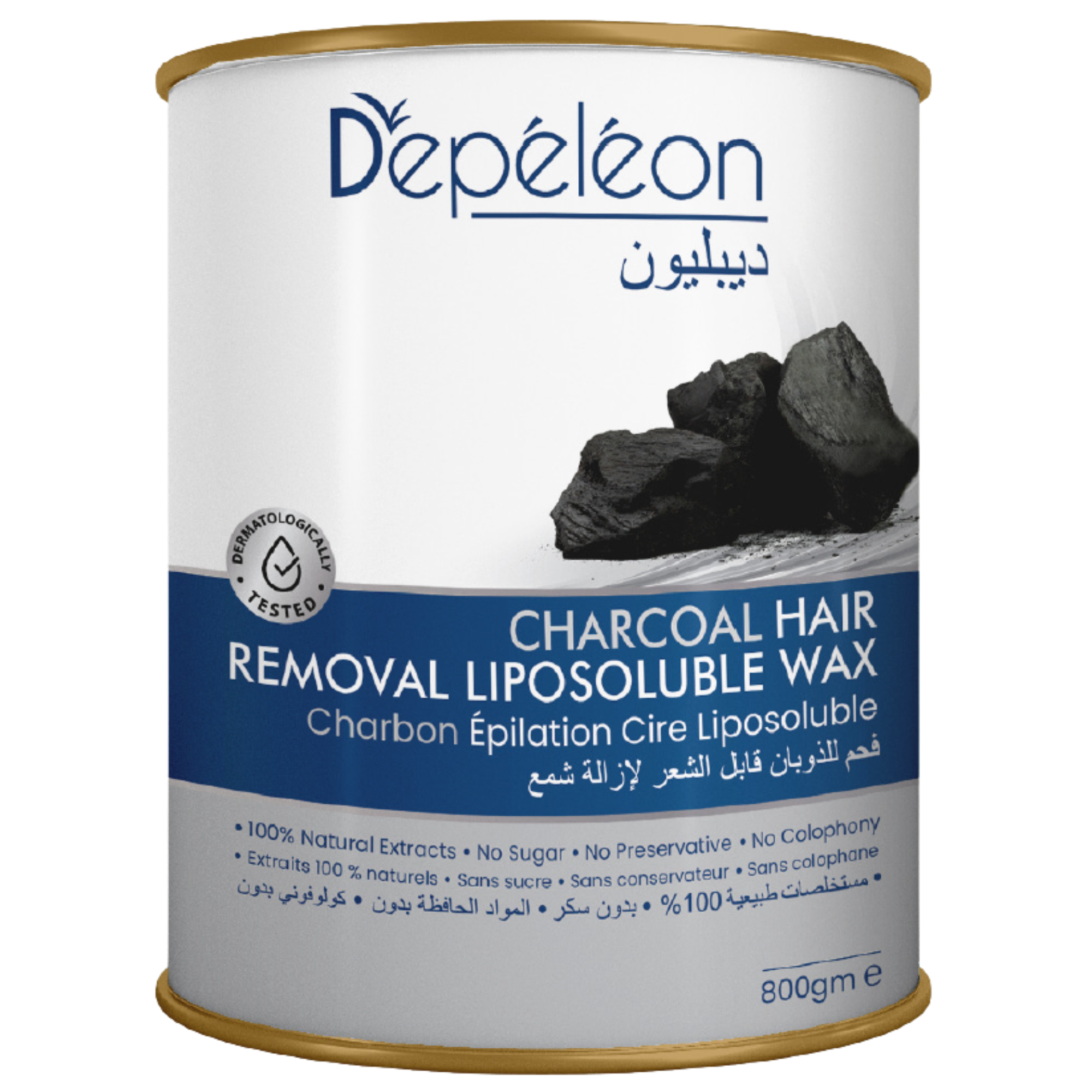 Hair Removal Liposoluble Wax - Charcoal Hair