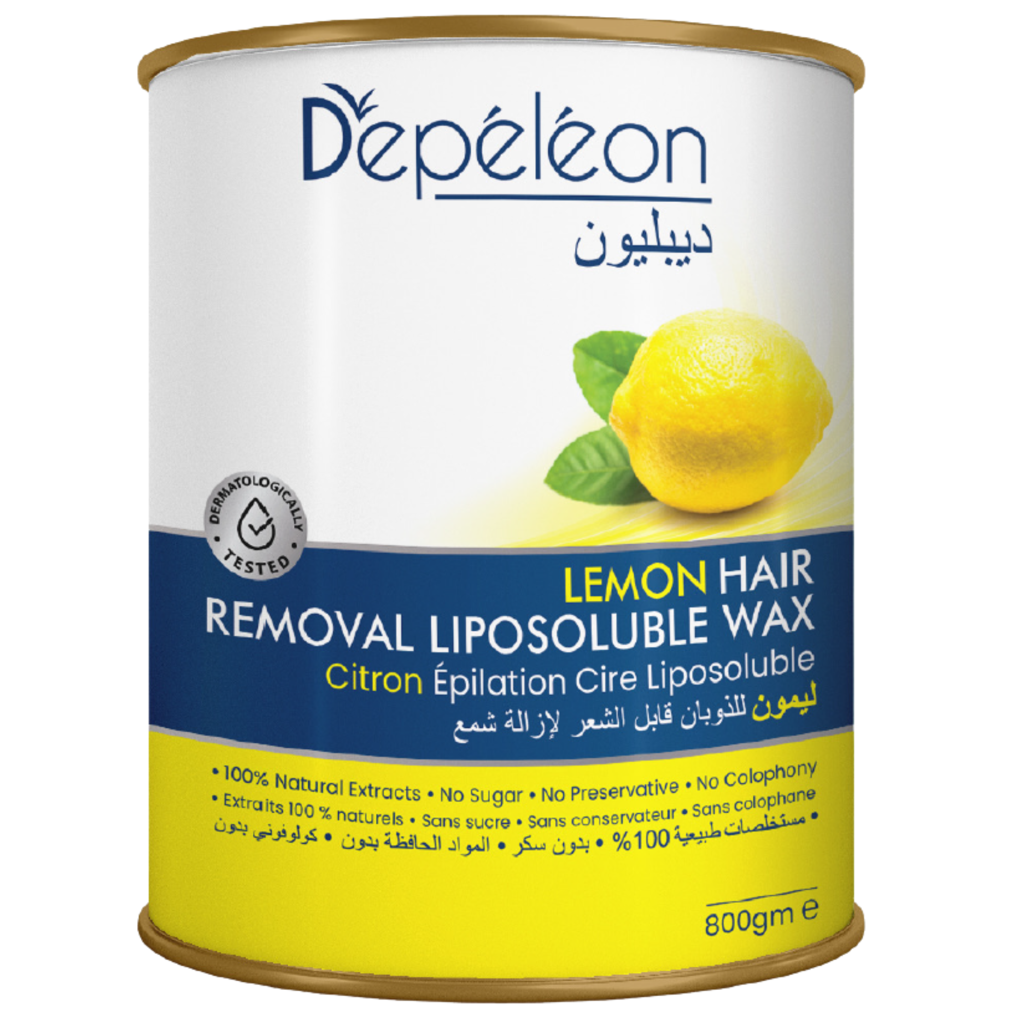Hair Removal Liposoluble Wax - Lemon