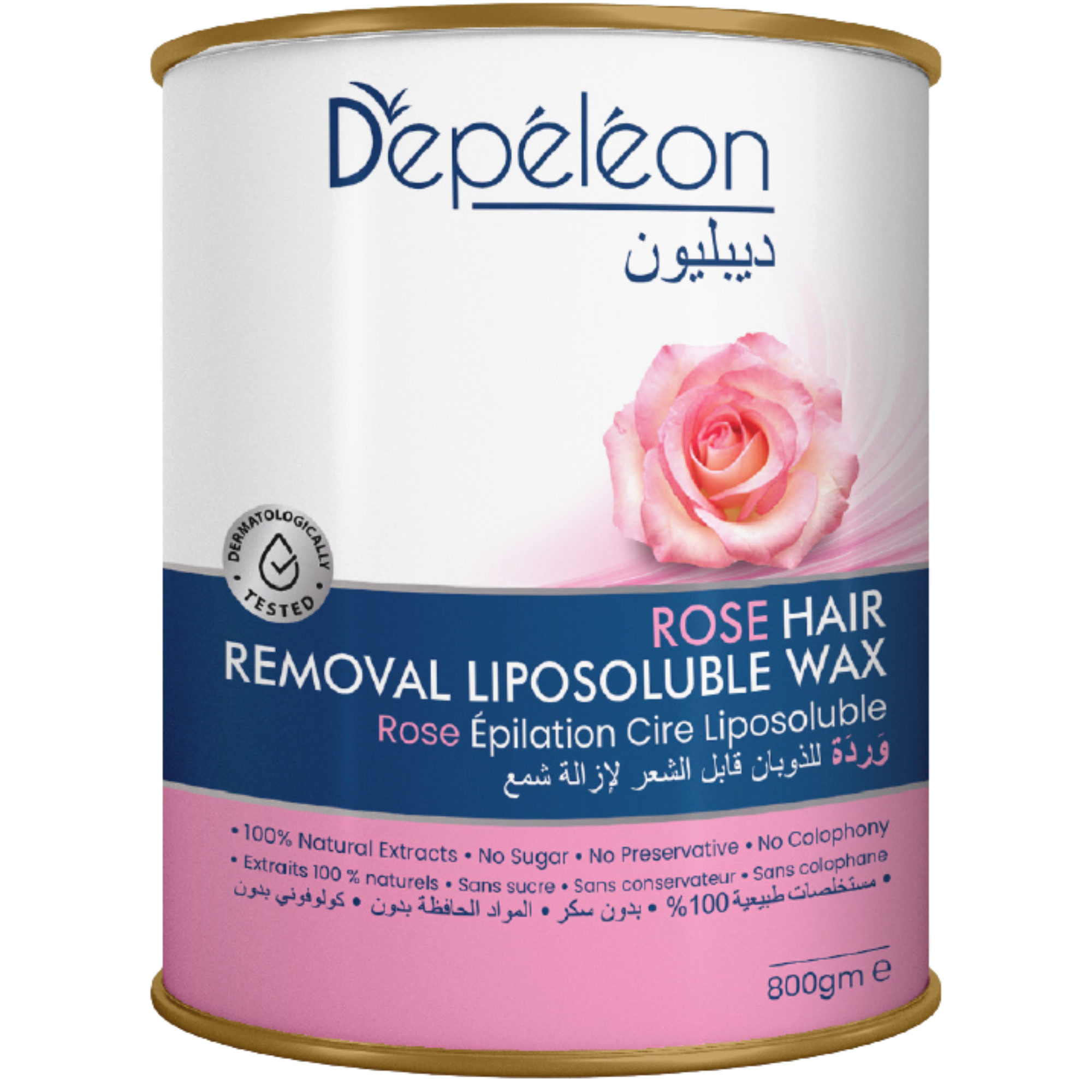 Hair Removal Liposoluble Wax - Rose