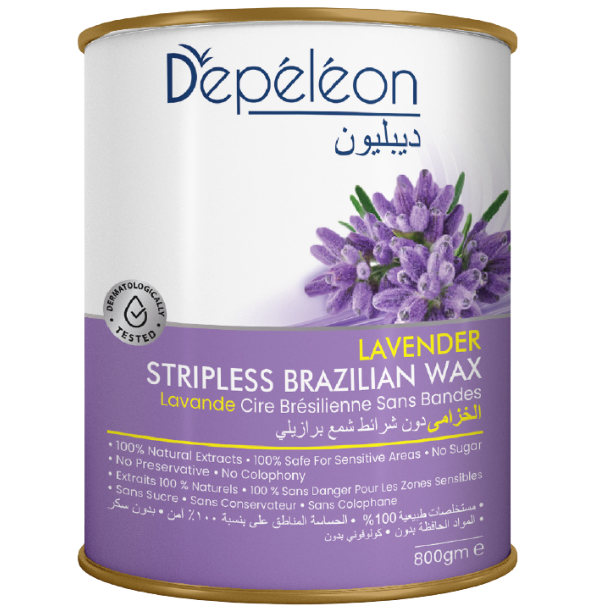 Stripless Brazilian Wax - Lavender