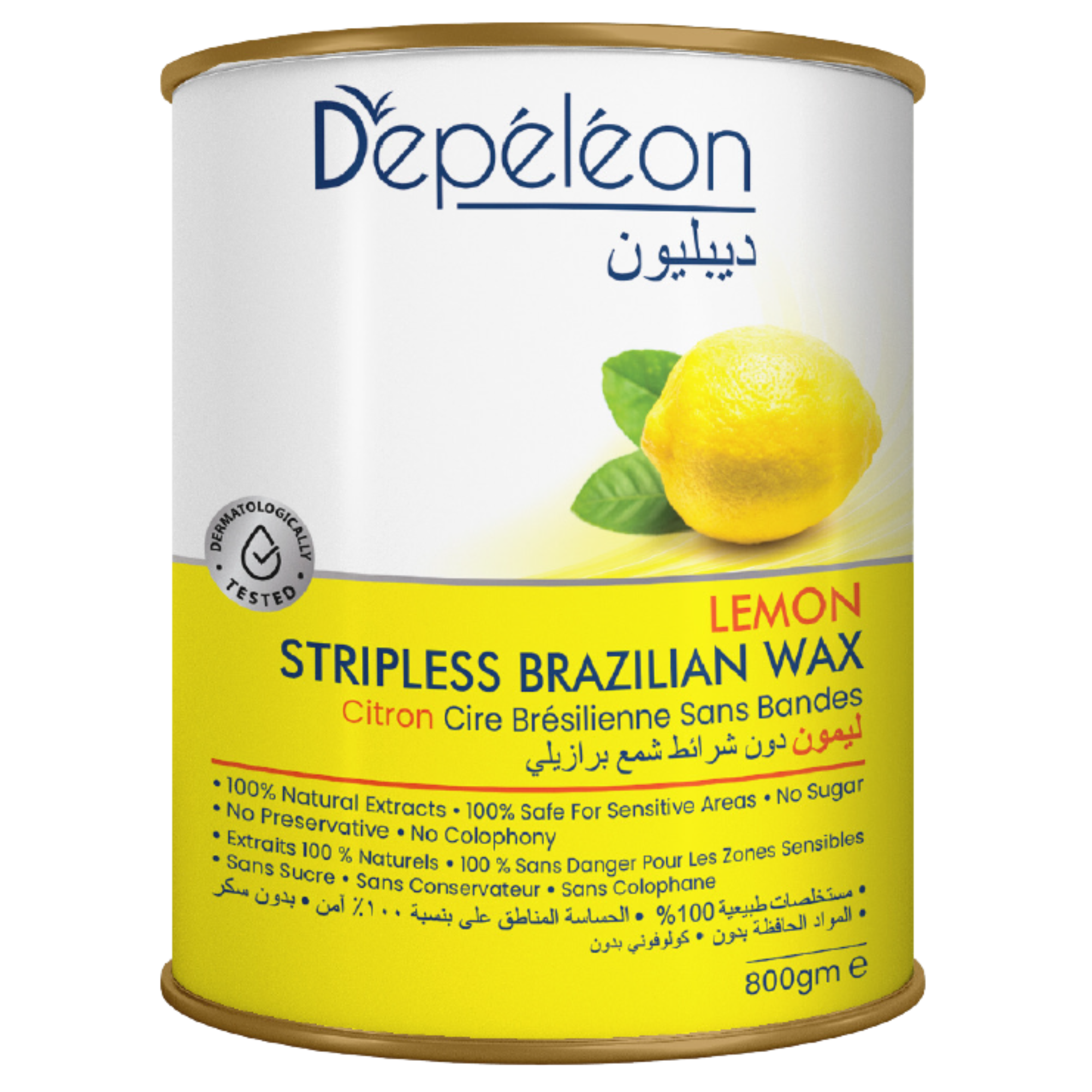 Stripless Brazilian Wax - Lemon